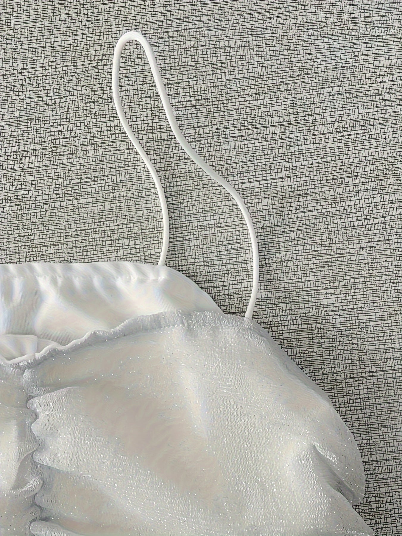 vlovelaw Solid Ruched Bodycon Dress, Party Wear Spaghetti Strap Mini Dress, Women's Clothing