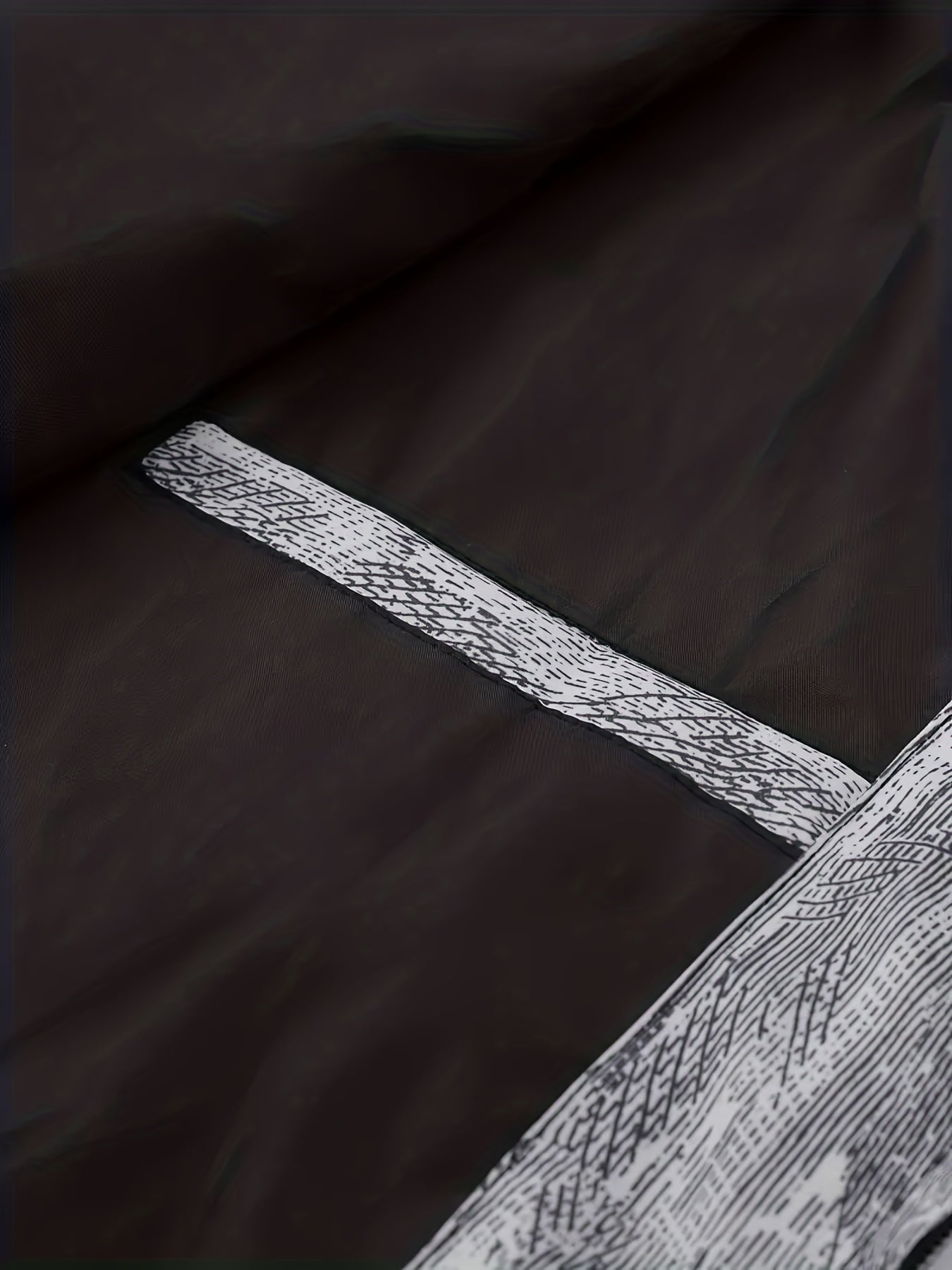 vlovelaw  The Last Supper Print Retro Vintage Jacket, Men's Casual Zip Up Jacket Coat College Hipster Windbreaker For Spring Fall