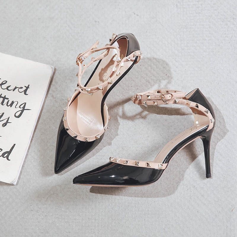 Ydajere High Heel Sandals for Women New Spring Toe Cap Stilettos Pumps Pointed Toe Spring All-Matching 19202