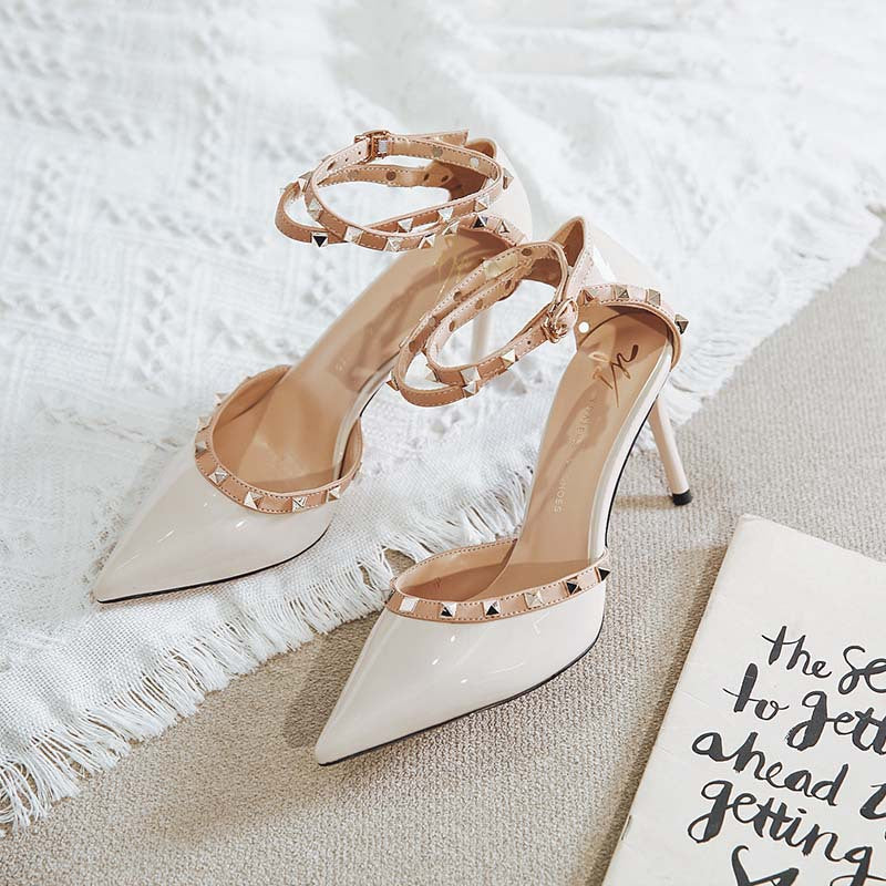 Ydajere High Heel Sandals for Women New Spring Toe Cap Stilettos Pumps Pointed Toe Spring All-Matching 19202