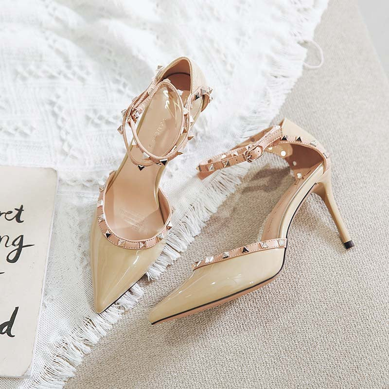 Ydajere High Heel Sandals for Women New Spring Toe Cap Stilettos Pumps Pointed Toe Spring All-Matching 19202