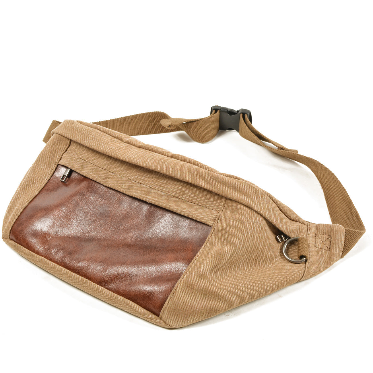 VLOVELAW 2025 Makagawa new fanny pack men's outdoor breast bag canvas messenger bag men's bag waist messenger backpack large capacity breast bag tide