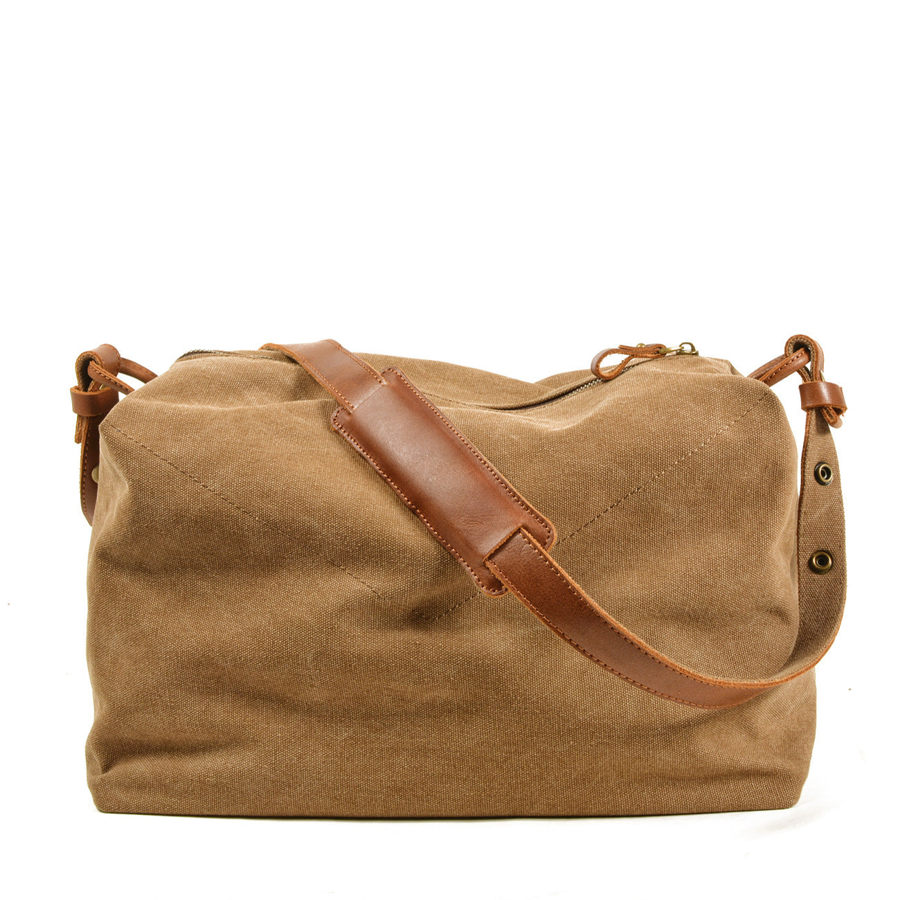 VLOVELAW 2025 New men's canvas satchel casual literary and retro shoulder men's oblique span bag women's simple messenger bag