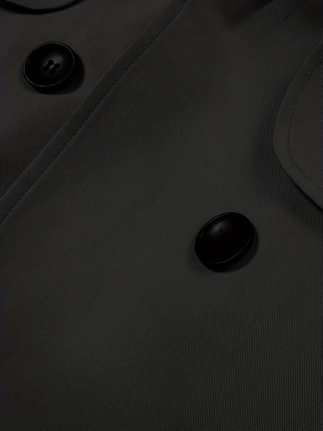 vlovelaw Double Breasted Trench Coat, Casual Lapel Long Sleeve Outerwear, Women's Clothing