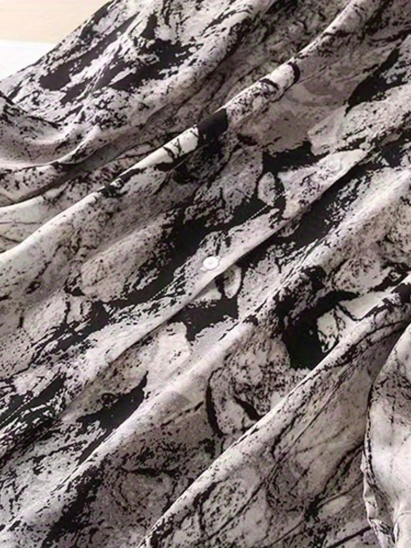 vlovelaw Allover Print Button Front Shirt, Casual Long Sleeve Shirt For Spring & Fall, Women's Clothing