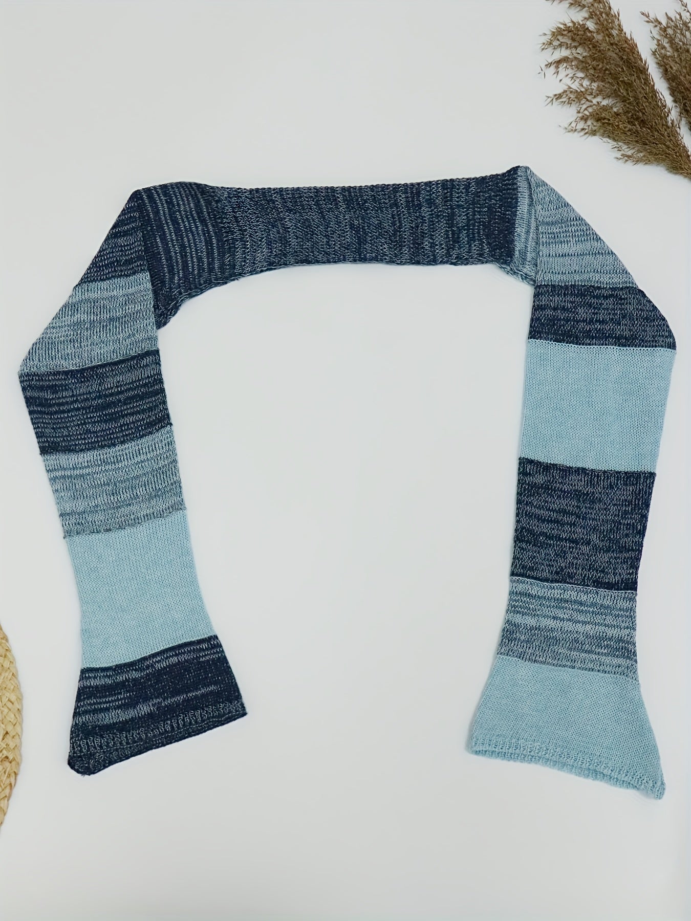 vlovelaw vlovelaw Y2K Color Block Knit Sweater, Sexy Cropped Long Sleeve Summer Sweater, Women's Clothing