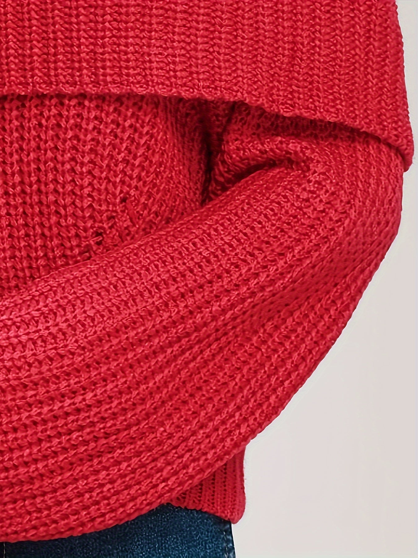 vlovelaw Solid Off Shoulder Pullover Sweater, Casual Long Sleeve Loose Sweater, Women's Clothing