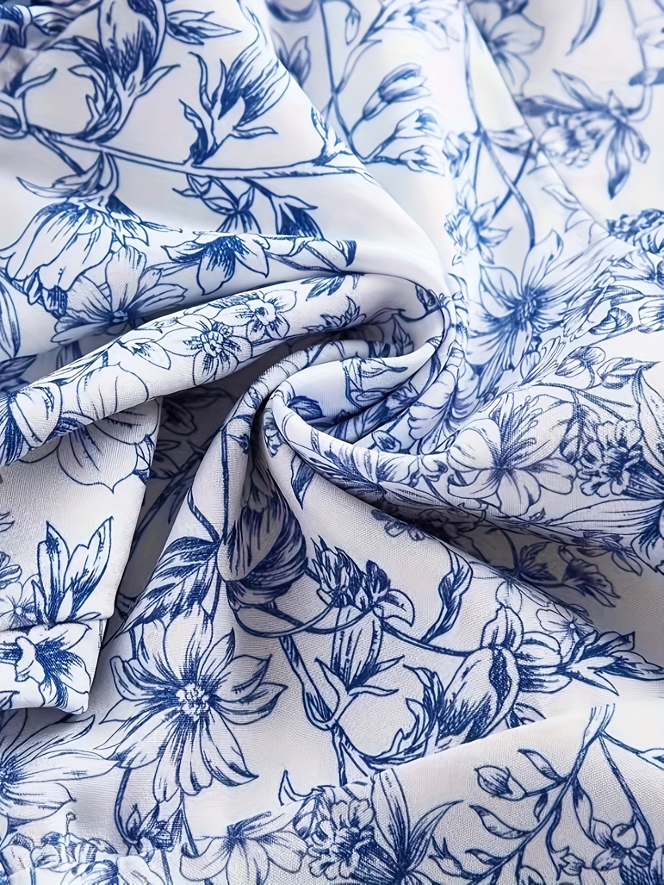 vlovelaw Floral Print Cami Dress, Elegant Backless Layered Ruffle Hem Dress For Spring & Summer, Women's Clothing