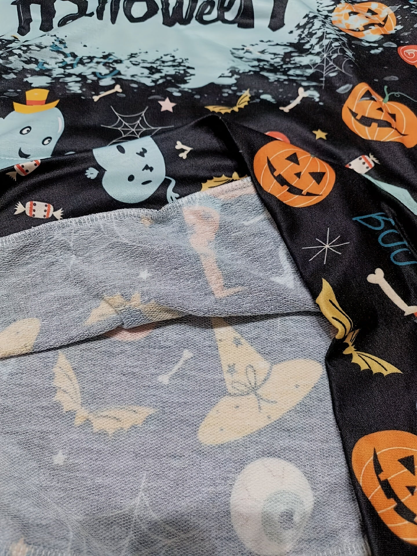 Halloween Ghost Graphic Sports Hooded Sweatshirts, Pumpkin Print Casual Drawstring Hoodies With Front Pocket, Women's Sporty Sweatshirts