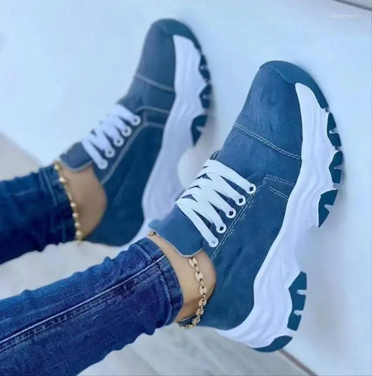 Casual Shoes Red Sneakers Women Woman Tennis Canvas Shoe Female Ladies Sport Platform Sneaker Hollow Out