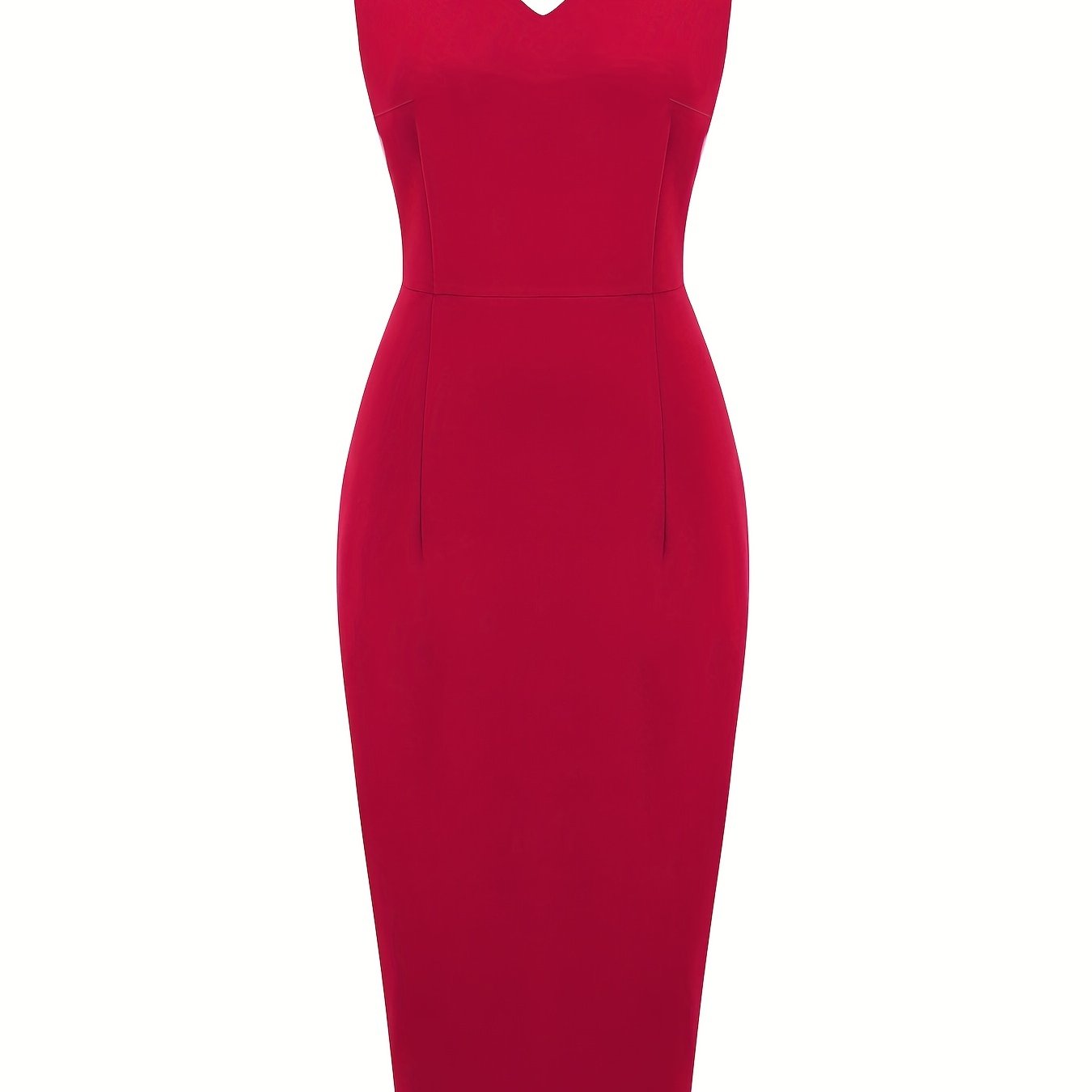 Women's Dress Solid Sweetheart Neck Slim Bodycon Party Dress