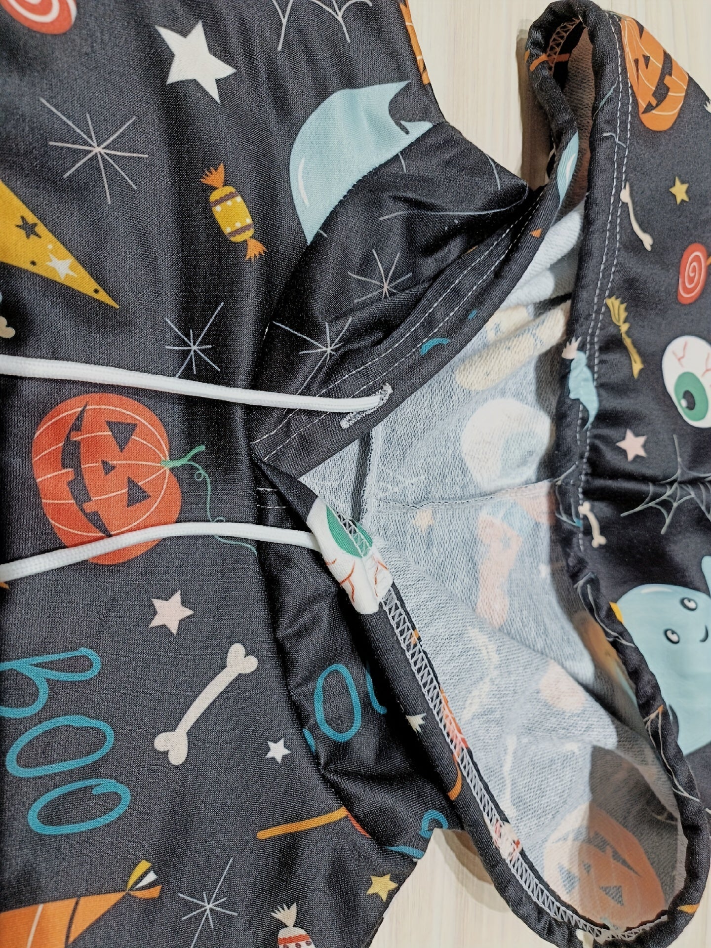 Halloween Ghost Graphic Sports Hooded Sweatshirts, Pumpkin Print Casual Drawstring Hoodies With Front Pocket, Women's Sporty Sweatshirts