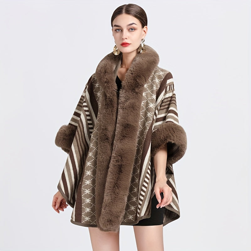 65.02cmX165.0cm Imitation Rabbit Fur Shawl Scarf Collar Imitation Cashmere Cloak Winter Cold And Warm Shawl Wrap