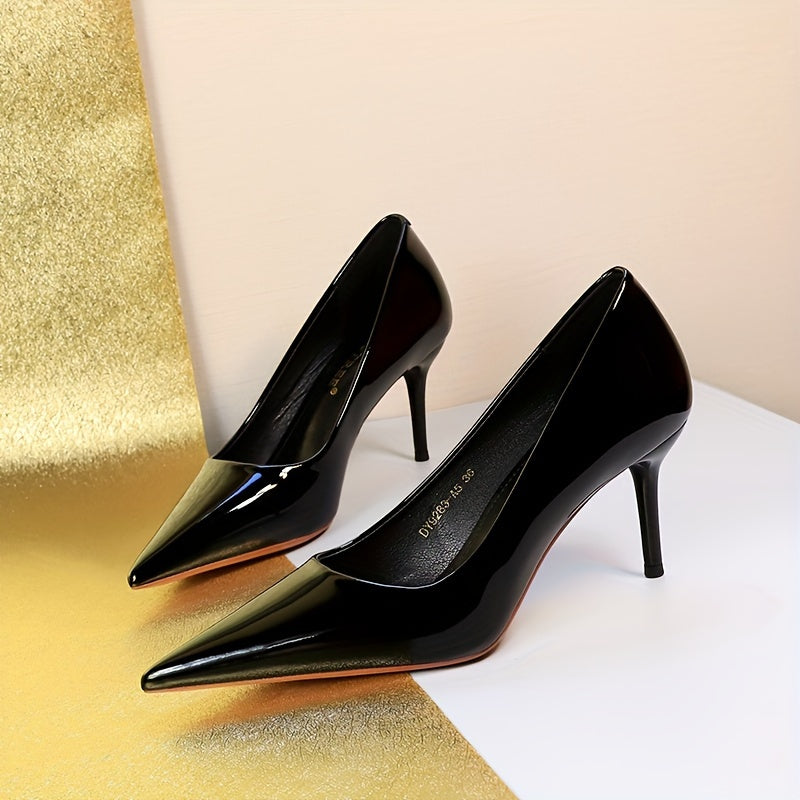 vlovelaw Women's Classic High Heels, Fashion Pointed Toe Pumps, Slim Heel, Versatile Office Shoes