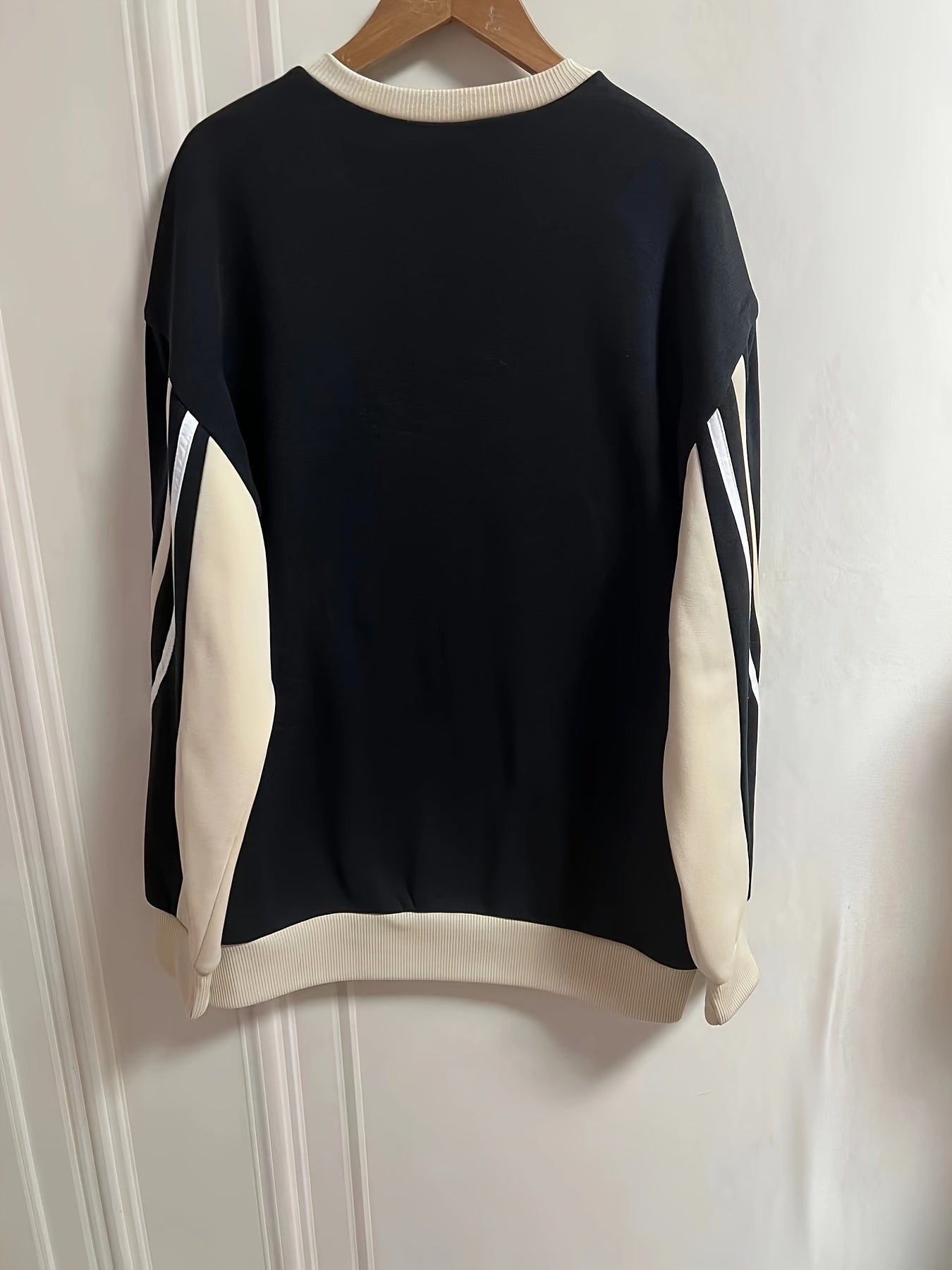 Y2K Streetwear Sweatshirt, Casual Raglan Sleeve Crew Neck Sweatshirt For Fall & Winter, Women's Clothing