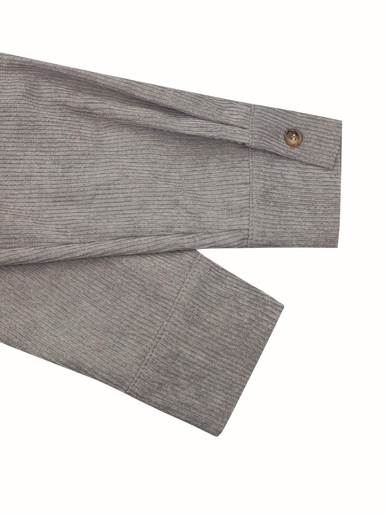 Color Block Drop Shoulder Shirt, Casual Button Front Long Sleeve Shirt, Women's Clothing