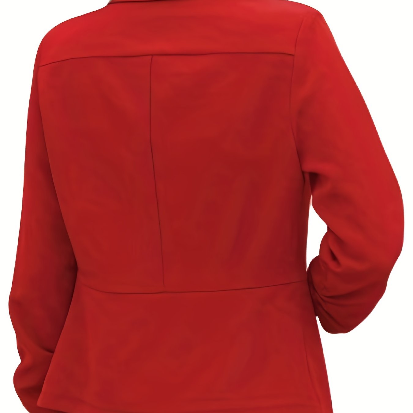 vlovelaw Shawl Collar Open Front Blazer, Casual 3/4 Sleeve Blazer For Office & Work, Women's Clothing