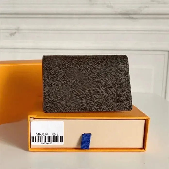 Designer wallet womens purse Compact POCKET ORGANIZER Designer Card Holders Fashion Short Luxury Multiple Wallet Key Coin Card Holder Damier Graphite Canvas PRPU