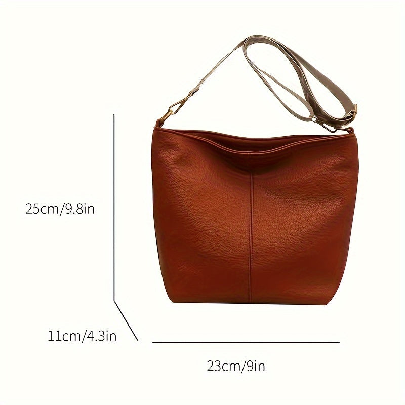 Trendy Vintage Boho Womens Shoulder Bag - Spacious Hobo Style with Crossbody Design - Perfect for Fashion-Forward Ladies