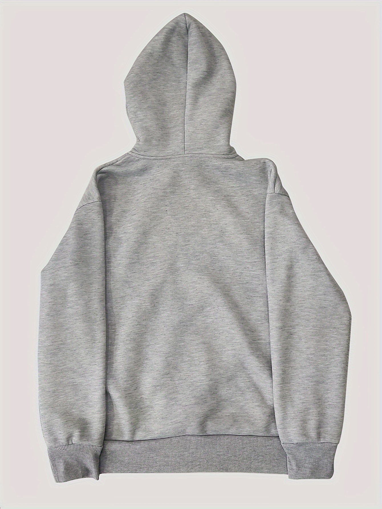 vlovelaw  Letter Print Zip Up Drawstring Hoodie, Casual Long Sleeve Loose Sweatshirt With Pocket, Women's Clothing