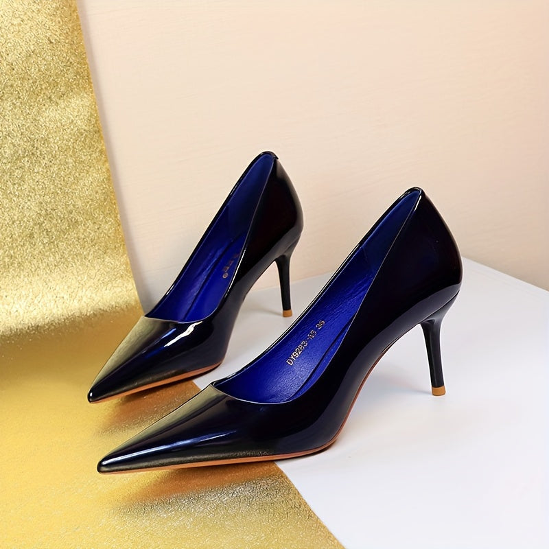 vlovelaw Women's Classic High Heels, Fashion Pointed Toe Pumps, Slim Heel, Versatile Office Shoes
