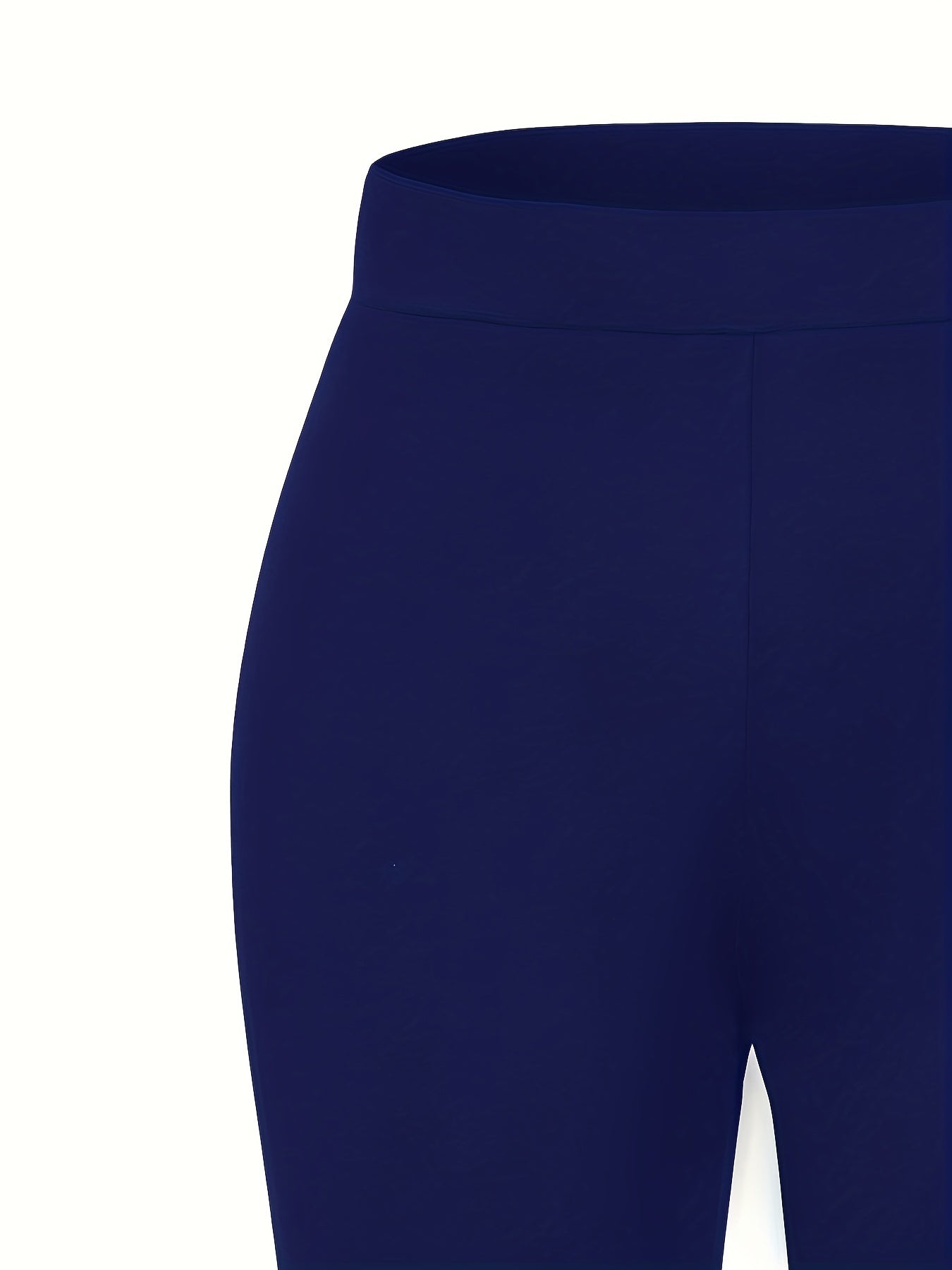 vlovelaw Solid High Waist Pants, Casual Flared Leg Slim Versatile Pants, Women's Clothing