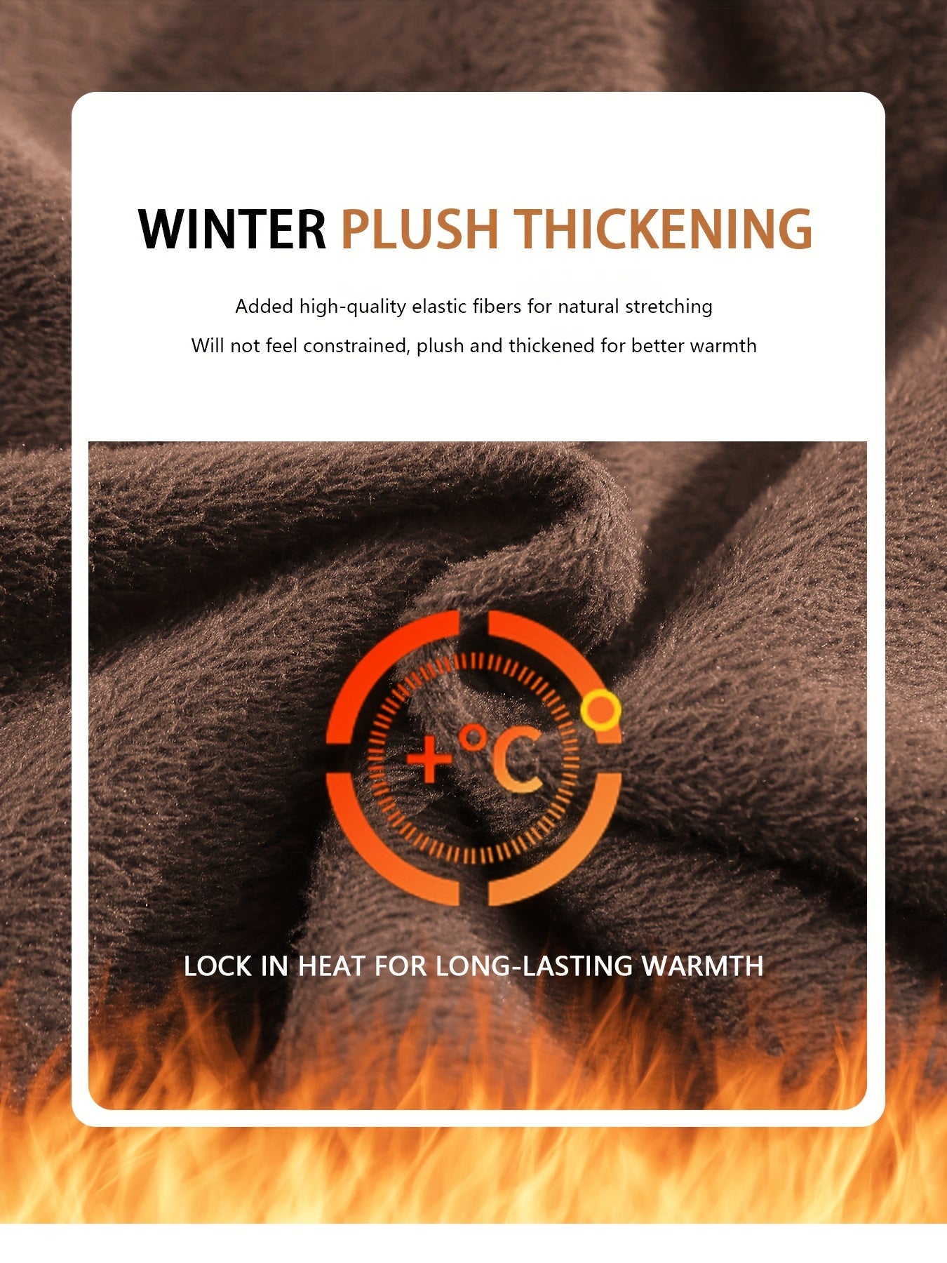 vlovelaw High Waist Casual Straight Jeans, Fleece Liner Loose Fit Elastic Waist Denim Pants, Women's Denim Jeans & Clothing