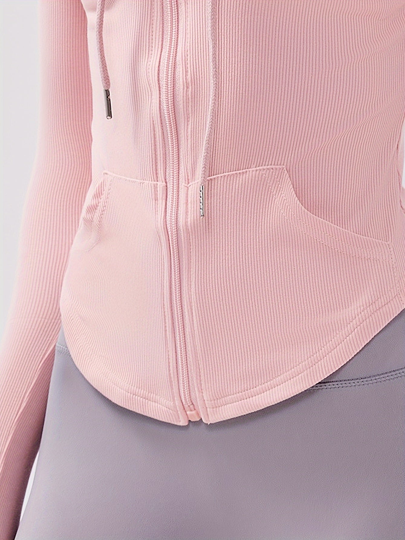 vlovelaw  Fitness Sweatshirt, Long Sleeve Zippered Sweatshirt For Sports And Workouts, Moisture Wicking Comfort Sweatshirts, Women's Clothing