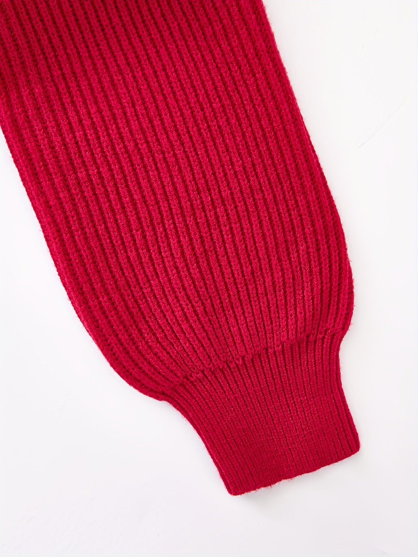vlovelaw Cut Out Solid Knit Sweater, Casual Criss Cross Long Sleeve Sweater, Women's Clothing