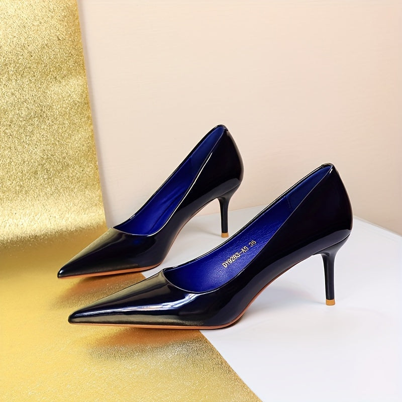 vlovelaw Women's Classic High Heels, Fashion Pointed Toe Pumps, Slim Heel, Versatile Office Shoes