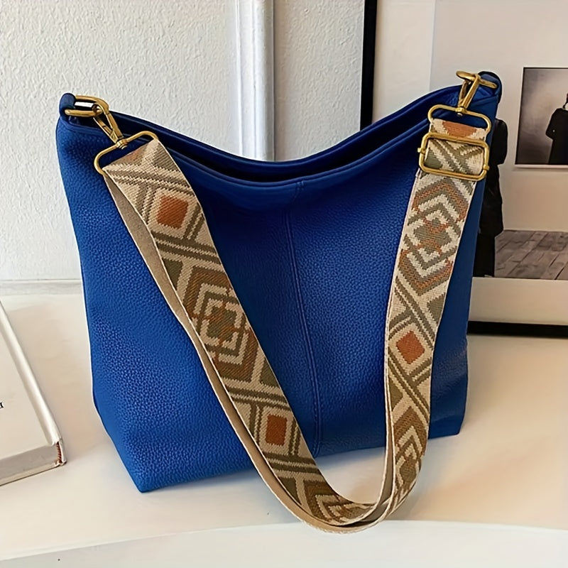 Trendy Vintage Boho Womens Shoulder Bag - Spacious Hobo Style with Crossbody Design - Perfect for Fashion-Forward Ladies