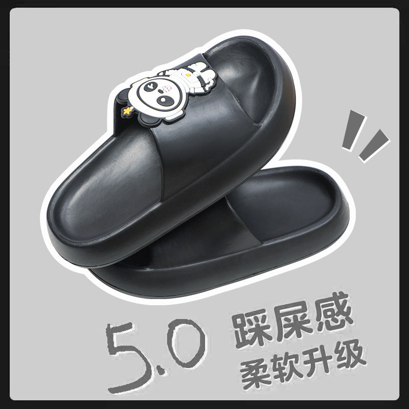 VLOVELAW Children's Slippers Eva Boys and Girls Summer Outwear Non-Slip Baby Shit Feeling Kid Cartoon Cute Flip Flops