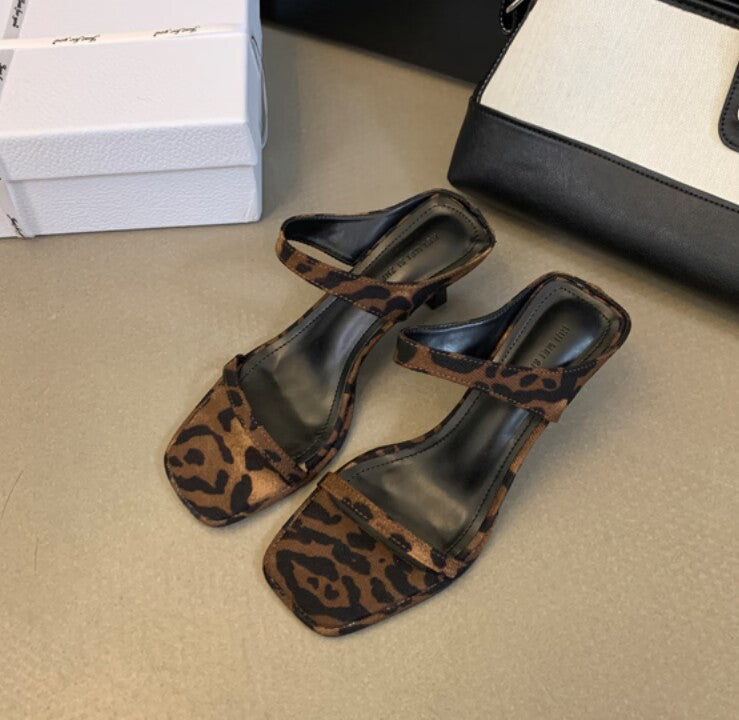 Summer  Internet Hot New with Skirt High Heel Sandals Women's Outer Wear Ankle-Strap Stilettos Sandals Fashion All-Matching