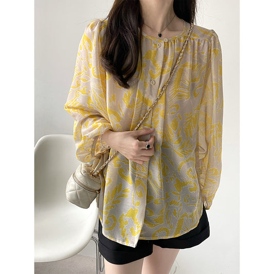 2025 Tachibana Spring  Retro Long Sleeve Sunscreen Clothing Pure Desire Wind Shirt Women's Tencel Shirt Top Thin 933