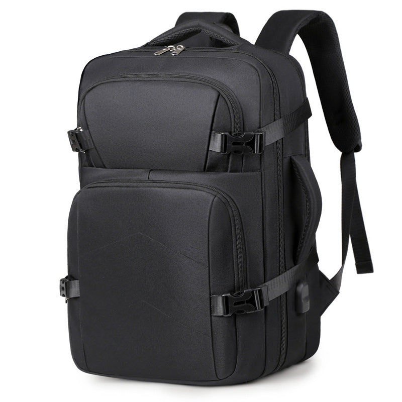 2025 Backpack Korean version fashion trend men's backpack high school junior high school college student schoolbag women's bag leisure travel business
