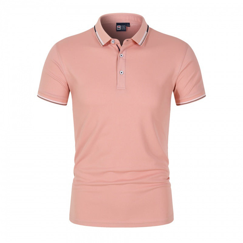 VLOVELAW 2025 Summer POLO shirt ZT-shirt black and white work clothes short-sleeved work clothes advertising cultural shirt printed logo