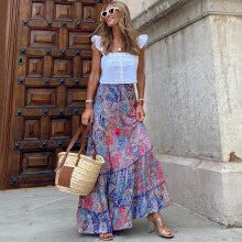 VLOVELAW European and American Women's Clothing Spring and Summer New Ins Internet Celebrity Same Style Zebra Prints V-neck Lace-up Long Sleeve Shirt