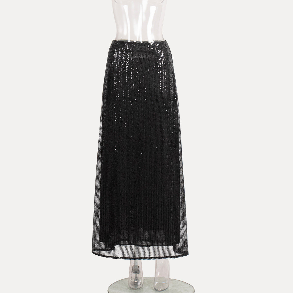 KKBOXLY Cross-border sequined skirt Europe and America New new women's street trend long sexy spice girl sequined skirt