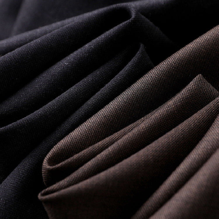 2025 Japanese commuter wool shirt skirt, high sense  summer new temperament women's clothing, medium and long dress