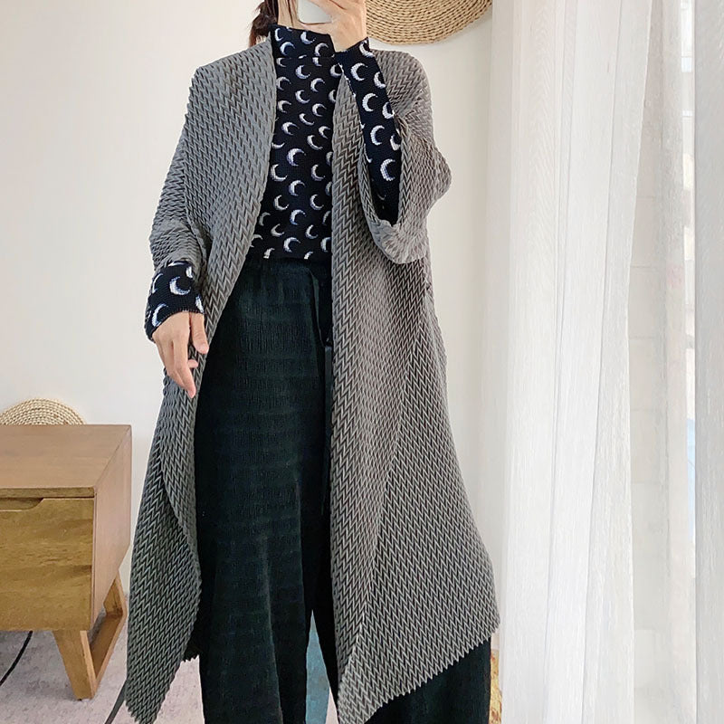 2025 irregular design dress women's high-end large-size autumn new high-end cardigan with skirt