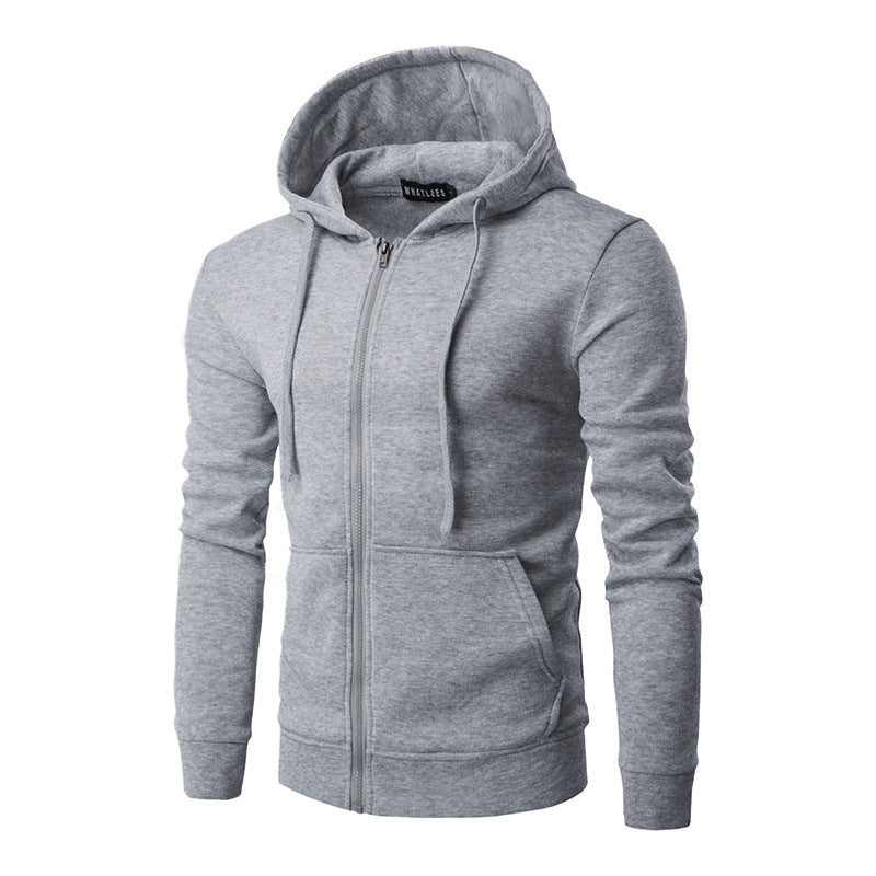 VLOVELAW 2025 Men's Sweater Hooded Zipper Sweater Men's Slim Fit Sports Leisure Sweater Men's Support Printed Logo
