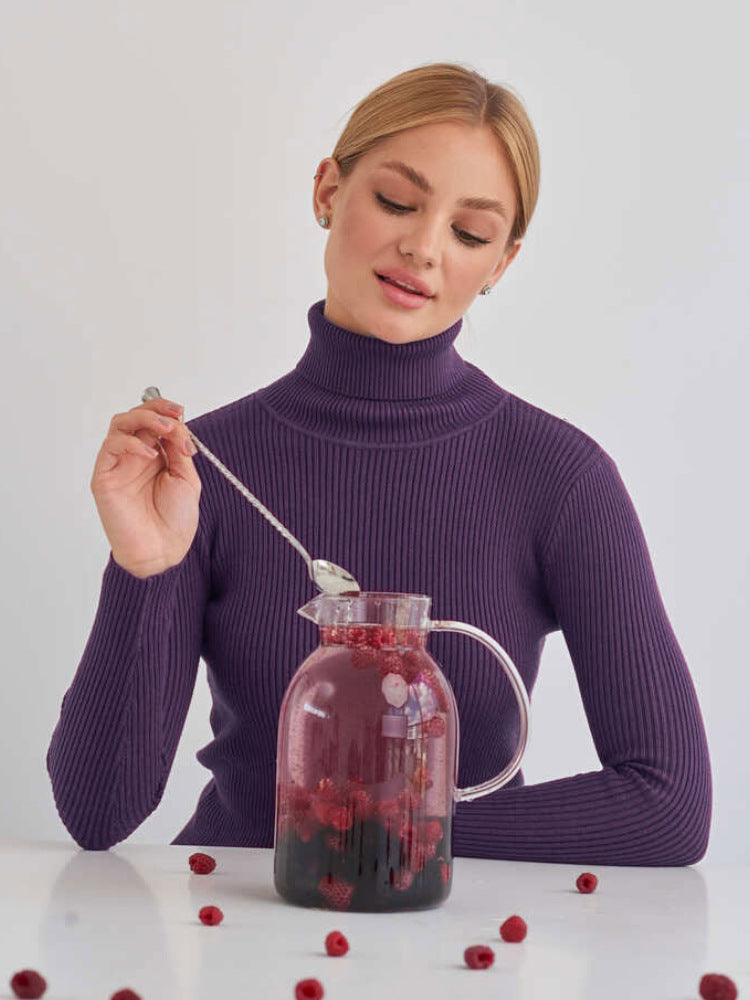 KKBOXLY Cross-border turtleneck sweater knitted bottoming shirt Europe and America New autumn knitted sweater turtleneck pullover sweater women