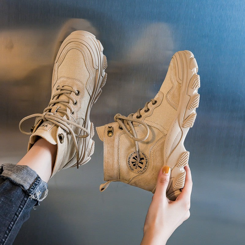 Ddoo Spring Martin Boots for Women New Spring and Autumn British Style Ins Street Snap Fashion Girls Ankle Boots