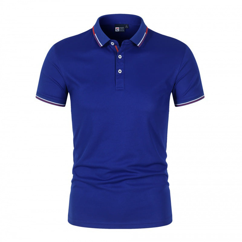 VLOVELAW 2025 Summer POLO shirt ZT-shirt black and white work clothes short-sleeved work clothes advertising cultural shirt printed logo
