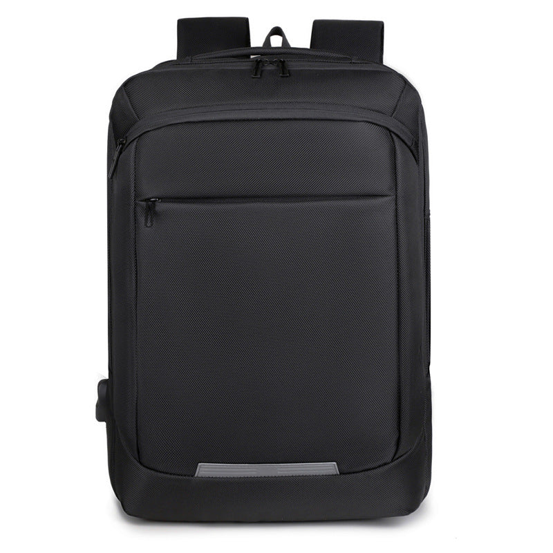2025 Business backpack fashionable new large-capacity simple travel bag casual men's computer backpack male student schoolbag