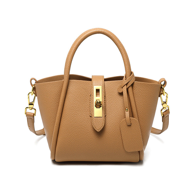 VLOVELAW 2025 This year's popular vegetable basket bag 2022 new leather women's bag bucket bag women's summer women's handbag messenger