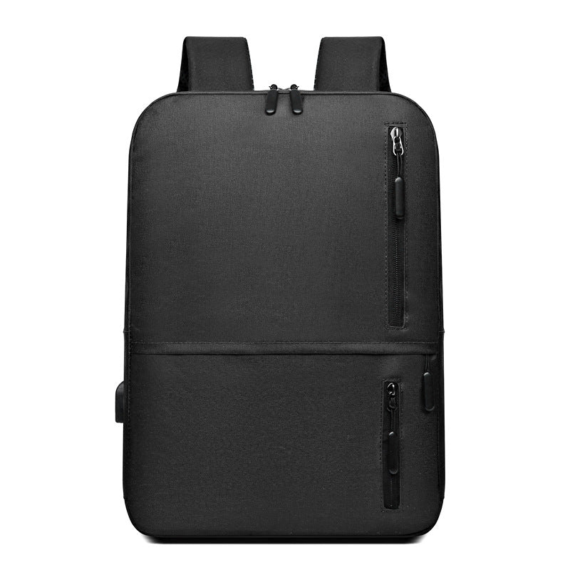 2025 New Men's Oxford Cloth Business Commuter Computer Bag Large Capacity Business Travel Backpack Rechargeable USB Bag