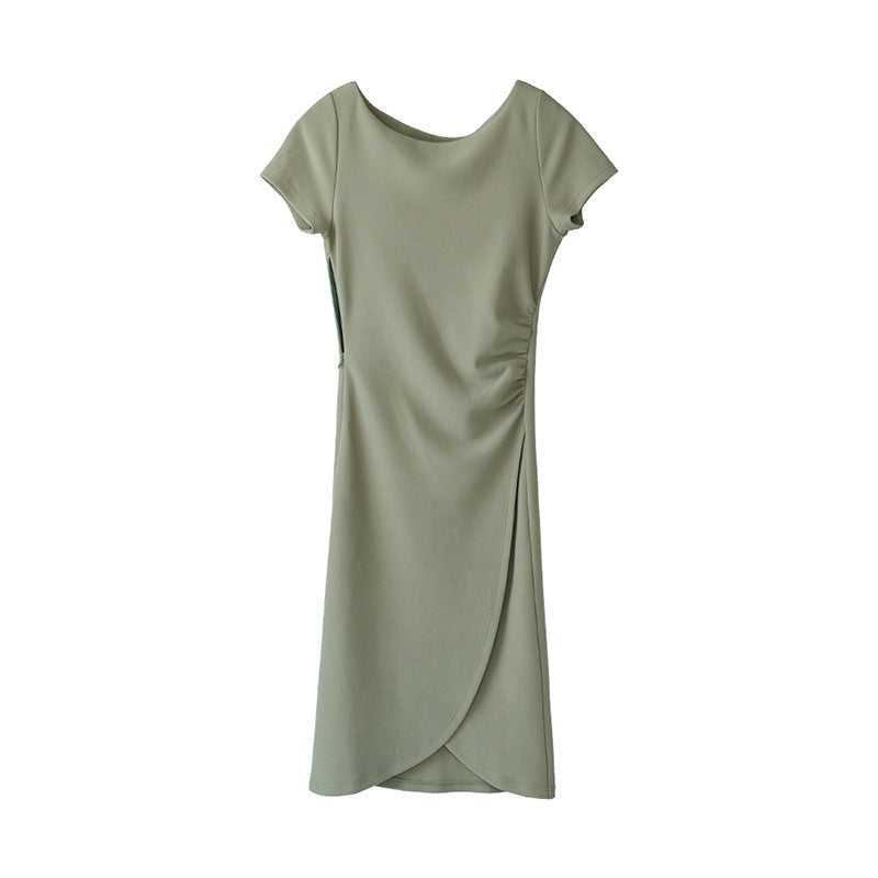 2025 High-end three-dimensional cutting, new Chinese style dress, waist long skirt women's new skirt summer