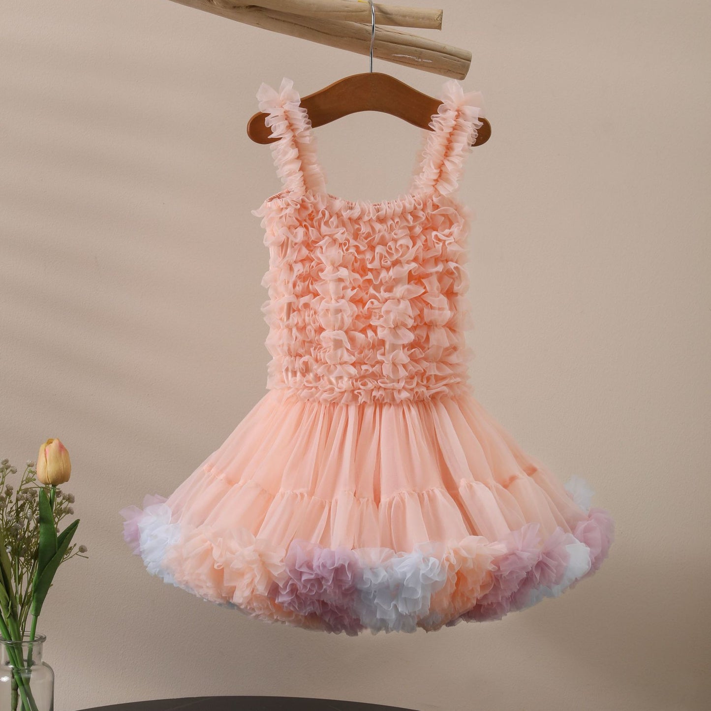 INS European and American Girls Dress Children's Pettiskirt Baby Princess Dress Tutu Skirt Children's Clothing Summer Class a Pleated Skirt