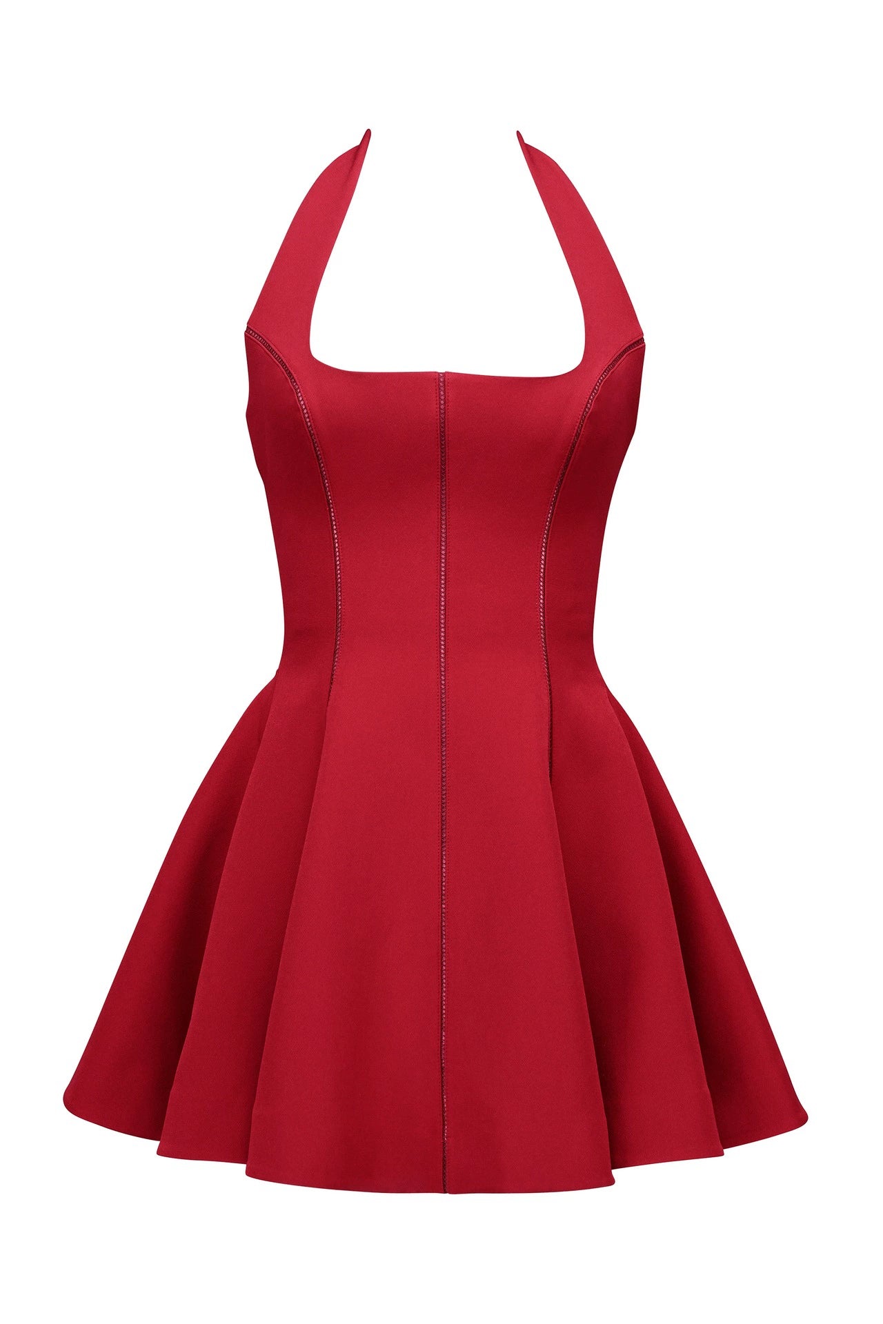 HOUSE The same neck halter pure desire princess style covering meat and showing thinness A-shaped skirt sweet and cool hot girl birthday party dress